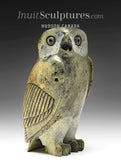 Hibou SIGNATURE 8" (pierre de couleur rare) par Pits Qimirpik *Julius*