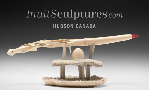 8" Ballpoint Pen by Jaypeetie Kudlualik *Scribe*